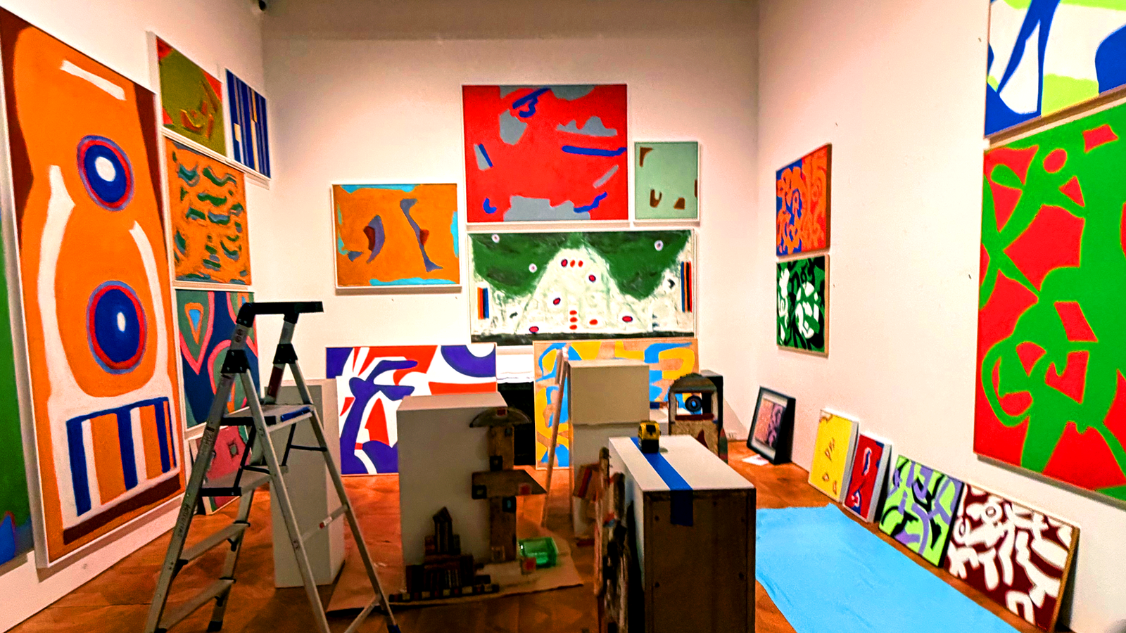 Fine art collection prepared for professional handling and relocation